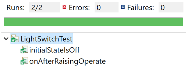 another test execution and feedback if it fails or passes another test execution and feedback if it fails or passes