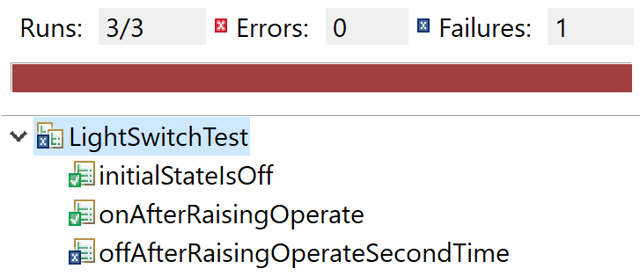 Third test execution and feedback if it fails or passes Third test execution and feedback if it fails or passes